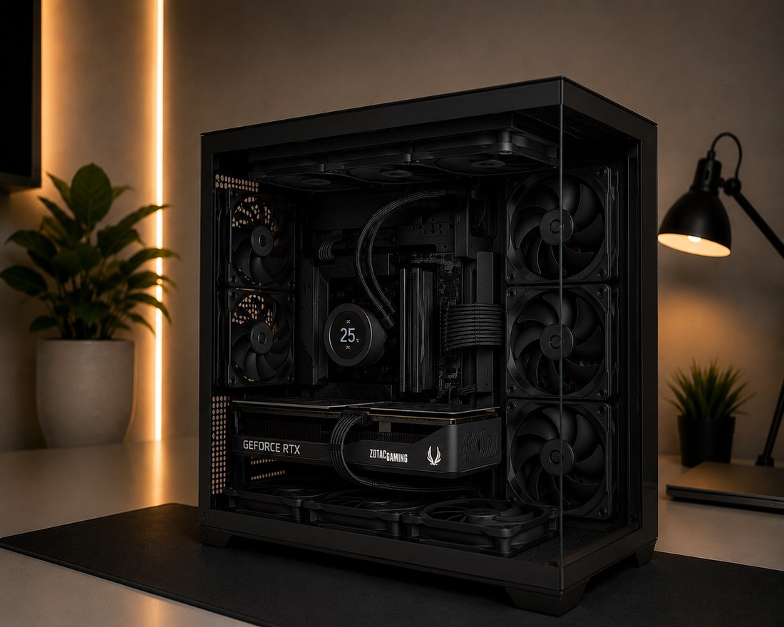 Voorbeeld build zonder RGB-verlichting