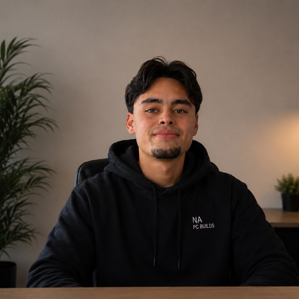 Foto van Niels, oprichter van NA PC BUILDS